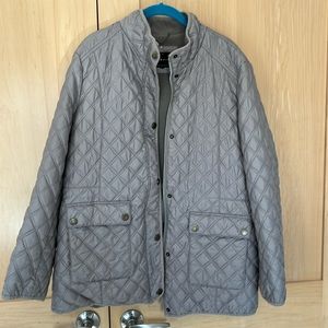 Lucky Brand nylon quilted jacket w/fleece lining XXL